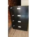 ProSource 4 drawer filing cabinet black
